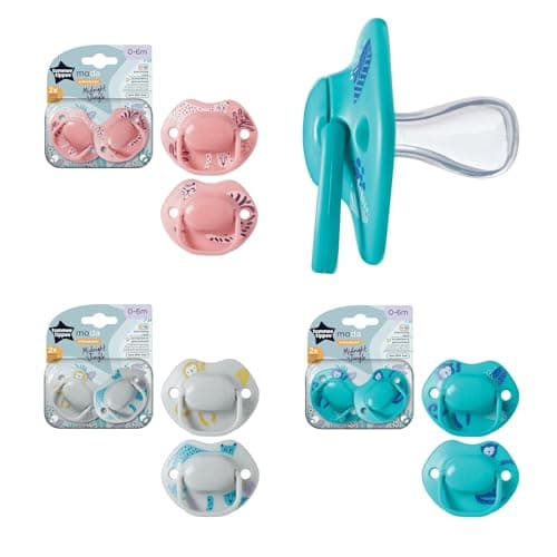Image of Tommee Tippee 0-6 Months Closer to Nature 2 Orthodontic Soothers