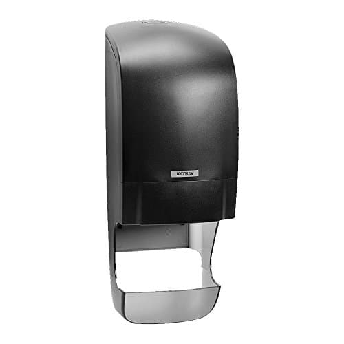 Image of Katrin 92049 Inclusive System Toilet Dispenser With Core Catcher, Black