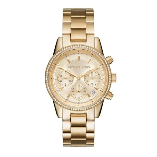 Image of Michael Kors Gold Stainless Steel Women's Watch MK6356 Watch