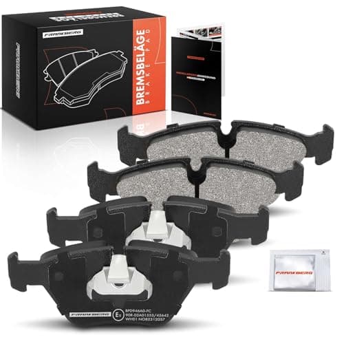 Image of Frankberg Brake Pad Set incl. 4x Pads Front Compatible with X3 E83 3 Series Cabriolet E46 3 Series E46 3 Series Coupe E46 3 Series Touring E46 Replace# 34116754705,34116750148
