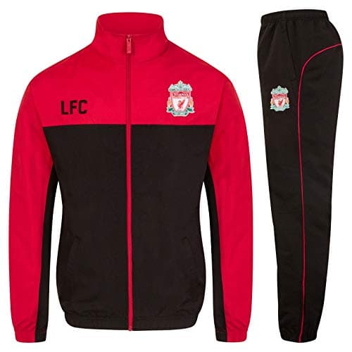 Image of Liverpool FC Official Football Gift Mens Jacket & Pants Tracksuit Set Large