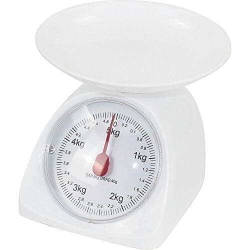 Image of NEW 5KG KITCHEN SCALE WEIGHING COOKING FOOD WEIGHT ROUND MECHANICAL TRADITIONAL