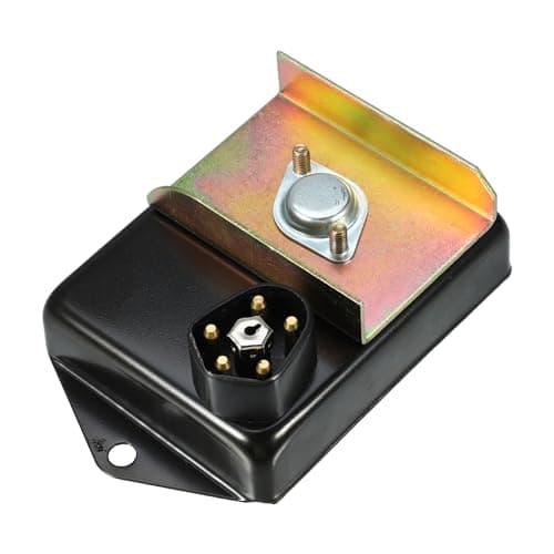 Image of INFINAUTO Ignition Control Module, Inner Ignition Module Control Unit No.1230938 for Dodge B Van 1972-1978 for Dodge CB300 1974-1978 ABS Black, 1 Pc
