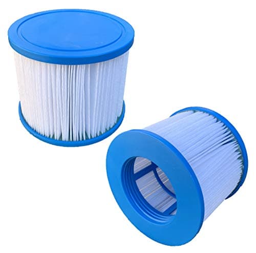 Image of Happy HHTCS10 Replacement Hot Tub Filter Compatible with CleverSpa Tubs Inflatable Clever Spa (2 PACK)