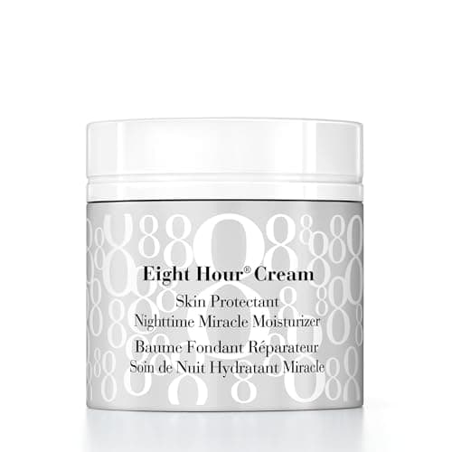 Image of Elizabeth Arden Eight Hour Cream Skin Protectant Nighttime Miracle Moisturizer, 50ml, Enriched with Calming Lavender Scent, Soothes Skin & Senses, Wake Up to Radiant, Nourished Skin, Unisex
