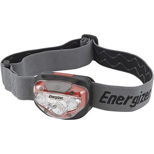 Image of Energizer Vision HD+ LED Headlamp, Durable, Bright Headlamp for Outdoors, Camping and Emergency Light for Adults and Kids, Batteries Included, Pack of 1, Red