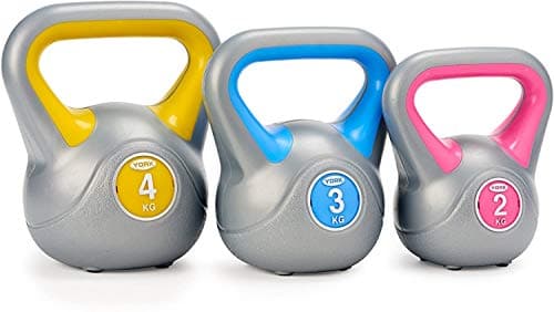 Image of Fitness York 2,3,4KG Vinyl Kettlebell Set