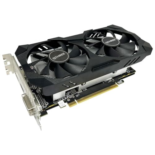 Image of QTHREE Radeon RX 560 XT 8GB GDDR5 Graphics Card,1792SP,128 Bits,DVI,HDMI,DP,Gaming Video Card for PC,Computer GPU,PCI Express x16 3.0