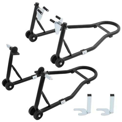Image of Motorcycle Stand,Heavy-Duty Motorcycle Rear and front Wheel Lift,550KG Load Capacity,Motorcycle Paddock Stand Lift,for Garage Workshop