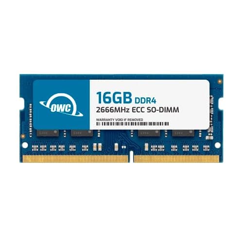 Image of OWC 16GB DDR4 RAM Compatible with Synology DiskStation DS723+ and DS923+ NAS System 2666MHz PC4-21300 CL19 ECC Unbuffered SODIMM 2Rx8 1.2V Memory Upgrade