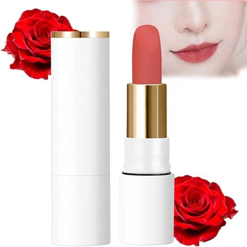 Image of Bisou Balm Sheer Matte Lipstick, Creamy Formula For Soft, Fuller-Looking Lips, Light Matte Non-stick Lipstick Makeup, Waterproof (835, One Size)