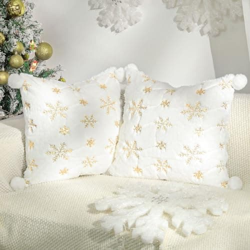 Image of Lewondr Printed Cushion Cover, Square Cotton Linen Breathable Throw Pillow Case, Colorful Sham Pillow Cushion Decorative for Home Bed Sofa Couch 18" x 18" - Colorful Tree