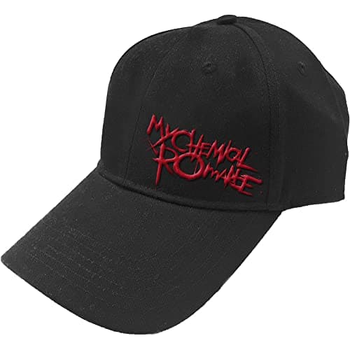 Image of My Chemical Romance Baseball Cap Black Parade Band Logo Official Black One Size