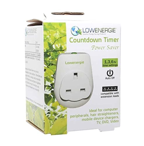 Image of Lowenergie Energy saving countdown timer switch socket (1, 3, 6 hour)