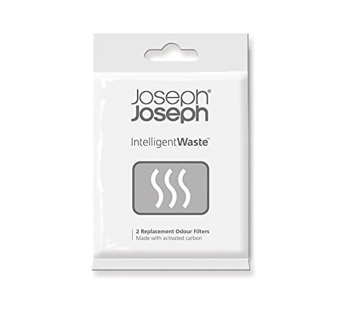 Image of Joseph Joseph Intelligent Waste Activated Carbon Odour Filter Refills for Food Waste Caddy Kitchen Bin - Pack of 2