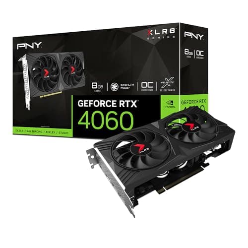 Image of PNY GeForce RTX™ 4060 8GB XLR8 Gaming VERTO Overclocked Dual Fan Edition DLSS 3