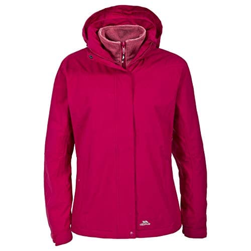 Image of Trespass Womens 3 in 1 Jacket Waterproof Windproof Padded Ladies Coat Madalin