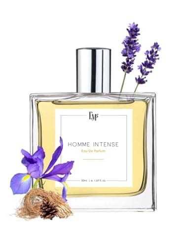 Image of Em5 Homme Intense Perfume for Men Strong and Long Lasting Spray | Eau de Parfum (EDP) | Iris Woody Powdery Fragrance | Luxury Gift for Him | 50 ml