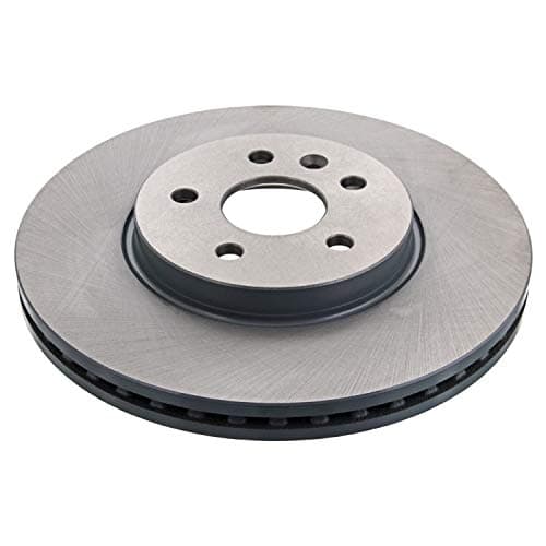Image of febi bilstein 43987 Brake Disc Set (2 Brake Disc) front, internally ventilated, No. of Holes 5