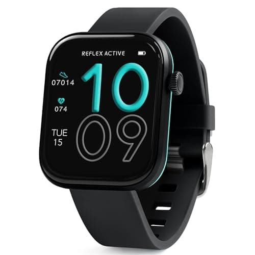 Image of Reflex Active Series 40 AMOLED Smart Aluminium Charcoal Strap Calling Watch