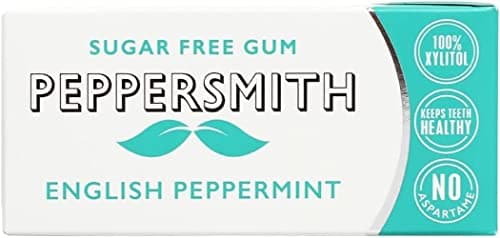 Image of Peppersmith English Peppermint Sugar-Free Gum, 15 g
