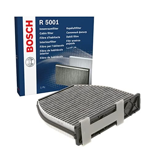 Image of Bosch R5001 Activated Carbon Cabin Filter, Replacement Filter - Against Unpleasant Smells, Pollen and Dust for Cleaner Air Inside the Vehicle