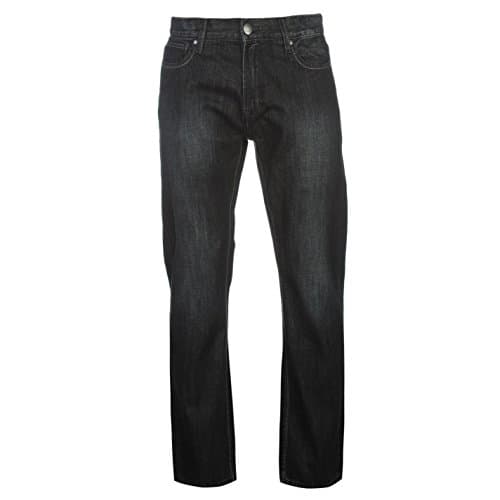 Image of Firetrap Mens Tokyo Jeans Trousers Pants Bottoms Denims Black wash 34W R