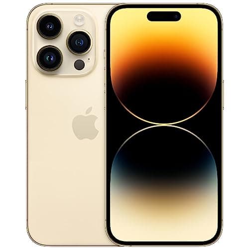Image of Apple iPhone 14 Pro, 128GB, Gold - (Renewed)