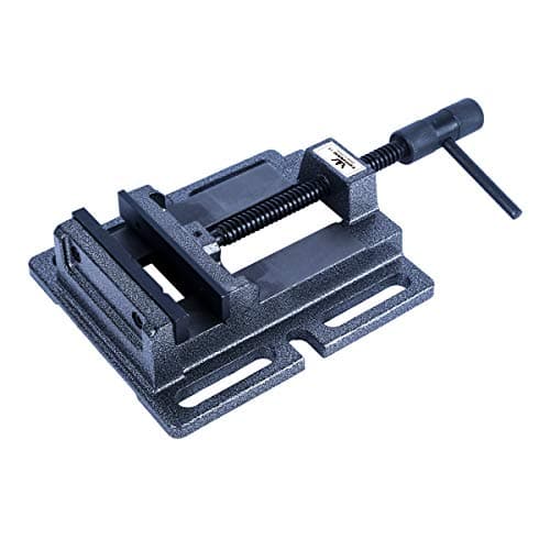 Image of TOPWAY Drill Press Vice 125mm 5 Inch Professional Precision German Type Pillar Bench Drill Vice Clamp for Workshop Milling Machine Machinery Maintenance 403255