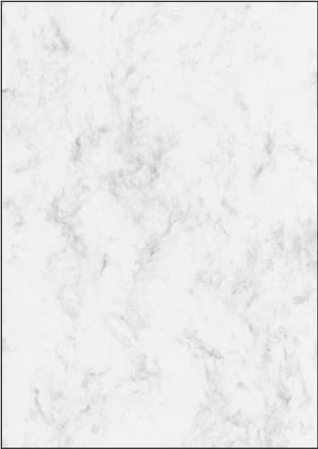 Image of SIGEL DP396 Marbled Writing Paper, A4, 200 gsm double sided, Grey, 50 sheets