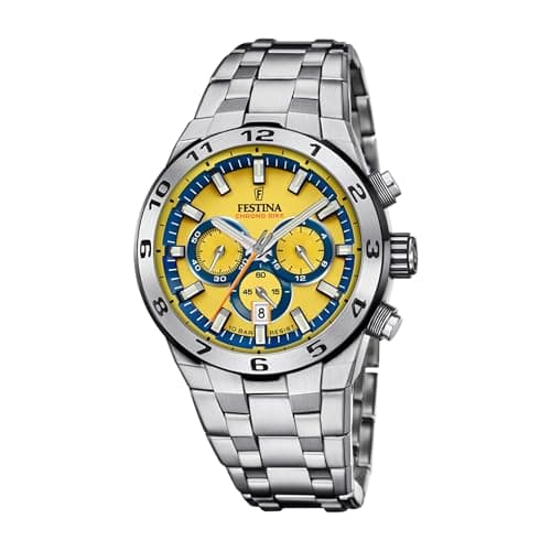 Image of Festina 2024 Chrono Bike Watch with Stainless Steel Bracelet F20670/3