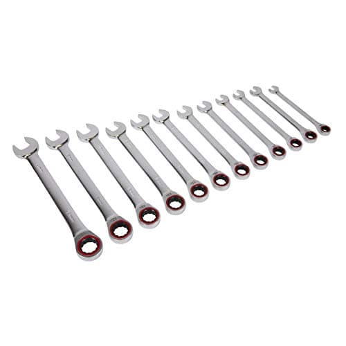 Image of Sealey AK63940 12pc Combination Ratchet Spanner Set