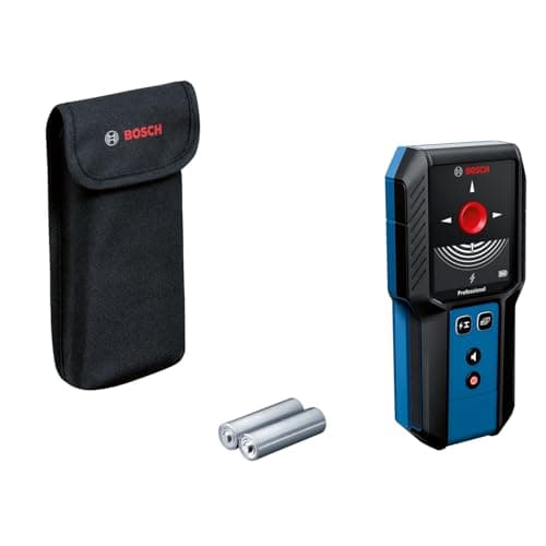 Image of Bosch Professional Wall Scanner GMS 120-27 (2xAA Batteries, max. Detection Depth Non-Magnetic Metal/Magnetic Metal/Live-Wire/Wood: 120/100/50/30 mm, Pouch)