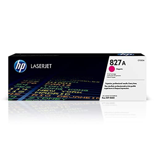 Image of HP CF303A 827A Original LaserJet Toner Cartridge, Magenta, Single Pack