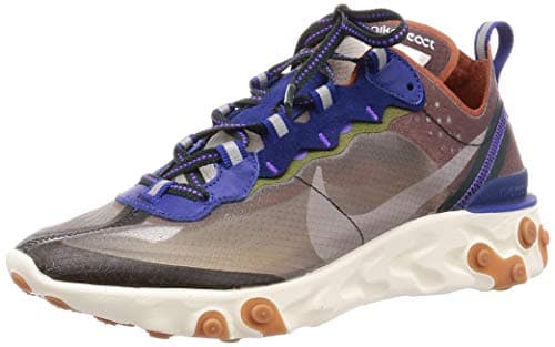 Image of Nike Nike React Element 87, Men's Track & Field Shoes, Multicolour (Dusty Peach/Atmosphere Grey 200), 6.5 UK (40.5 EU)