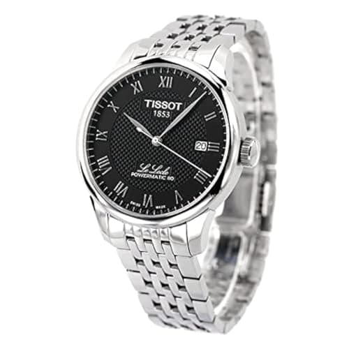 Image of TISSOT T-Classic Le Rockle Powermatic 80 39mm Automatic Men's Watch T0064071105300 [Parallel Import], Black, Bracelet Type