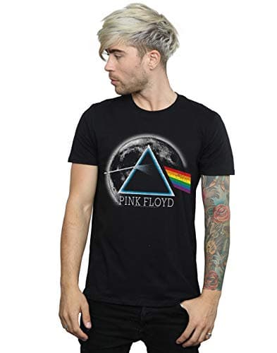 Image of Pink Floyd Men's Dark Side of The Moon Distressed T-Shirt Black XX-Large