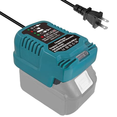 Image of DEWDYS DC18RC Replace Makita Charger DC18RC DC18RD DC18RC DC18RA DC18SD DC18SF to Charge 18 Volt LXT Lithium-ion Battery BL1815 BL1850 BL1840 BL1830 LXT-400 BL1820