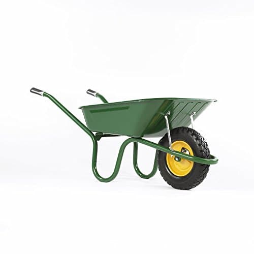 Image of Haemmerlin 1041 Original Wheelbarrow with Puncture Free Tyre Green 90L