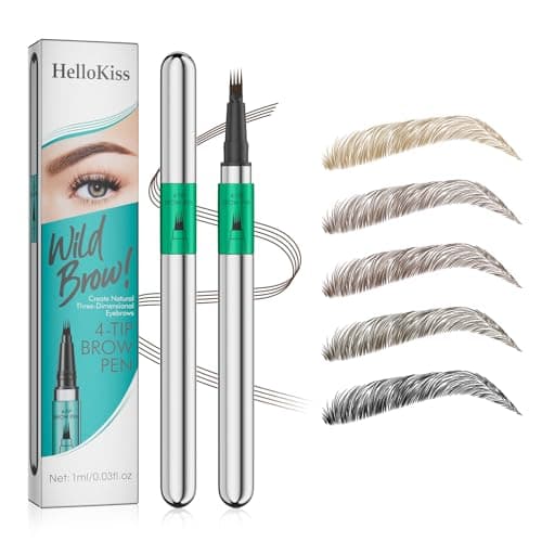 Image of Magic Liquid Eyebrow Pencil,Waterproof Brow Pencil for Natural Beauty Brow,Microblading Effect & All-Day Wear,Universal Eyebrow Colours (Black brown)