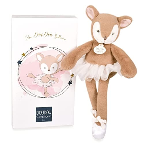 Image of Doudou et Compagnie - Fawn Comforter - Fawn Tutu - Brown - 30 cm - My Ballet Comforter - DC3976