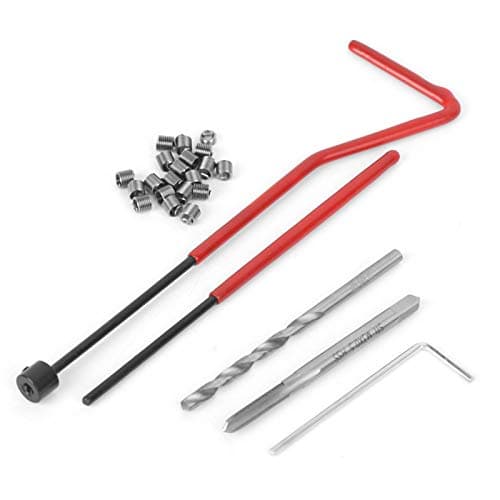 Image of Candeon Thread Repair Kit - 25Pcs M3 Thread Repair Insert Kit Drill Helicoils Coil Repair Kit Compatible Hand Tool Set with Transparent Plastic Box for Processing Machinery