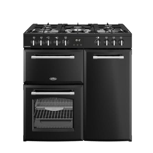 Image of Belling Farmhouse 90cm Dual Fuel Range Cooker - Black