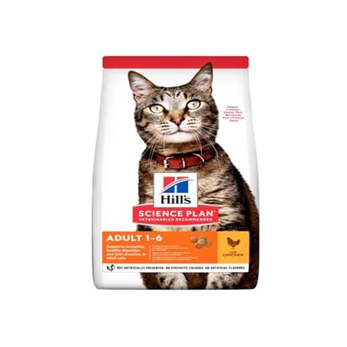 Image of Hills Science Plan Adult Chicken - dry food for adult cats 1-6 years 300 gr