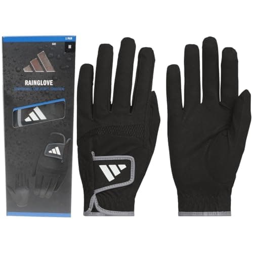 Image of adidas Unisex MEN GOLF RAINGLOVE PAIR, black, M
