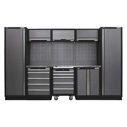 Image of Sealey Modular Storage System Combo - Stainless Steel Worktop - APMSSTACK03SS