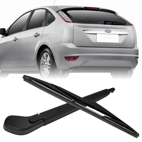 Image of Windshield Rear Wiper Arm, Windscreen Wiper Blade Set Compatible with Ford Focus MK3 Hatchback 2011-2018/ Focus Hatchback 2006-2010 (Fits Ford Focus Hatchback)