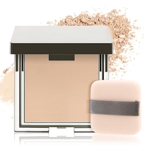 Image of Boobeen Matte Face Finishing Powder, Smooth Setting Pressed Powder Makeup Oil Control Lightweight Long Lasting Makeup Setting Foundation Compact Powder, Soft Focus Effect Translucent Finish