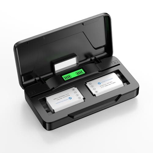Image of FirstPower NP-BX1 Battery and Dual Charger for Sony ZV-1, ZV-1 II, ZV-1F, Cyber-Shot RX1, RX1R II, RX100 II/III/IV/V/VA/VI/VII,HX90V, HX50, WX350, AS100V, HX60, HX95, HX99 and More