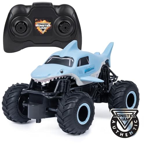 Image of Monster Jam, Official Megalodon Remote Control Monster Truck, 1:24 Scale, 2.4 GHz, for Ages 4 and Up